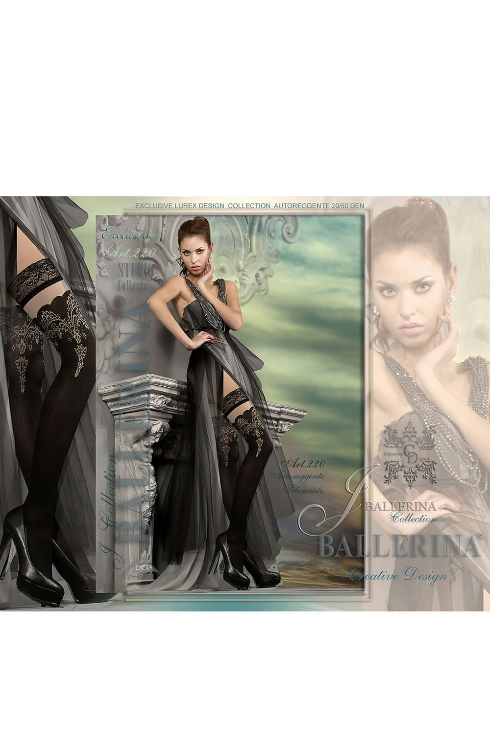 Ballerina 220 Hold Up Nero (Black) Ballerina 220 Hold Up Nero (Black)