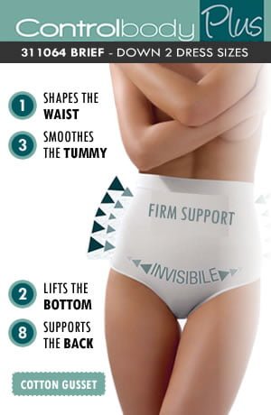 Control Body 311064 Shaping Brief Bianco Control Body 311064 Shaping Brief Bianco