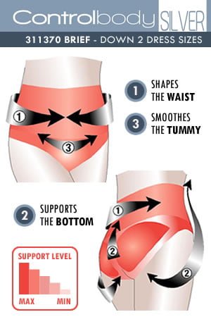Control Body 311370 High Waist Shaping Brief Nero Control Body 311370 High Waist Shaping Brief Nero