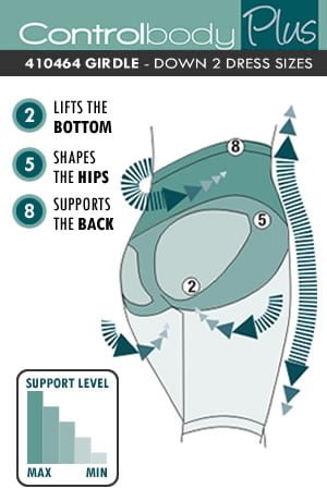 Control Body 410464 Girdle Bianco Control Body 410464 Girdle Bianco