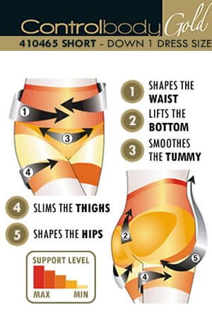 Control Body 410465 Shaping Short Nero Control Body 410465 Shaping Short Nero