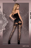Ballerina 416 Hold Ups Nero (Black) / Blue Ballerina 416 Hold Ups Nero (Black) / Blue