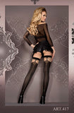 Ballerina 417 Stockings Nero (Black) / Skin Ballerina 417 Stockings Nero (Black) / Skin
