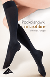 Gabriella Microfibre 501 Knee Highs Black Gabriella Microfibre 501 Knee Highs Black