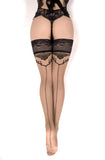 Ballerina 557 Black/Skin Hold Ups Ballerina 557 Black/Skin Hold Ups