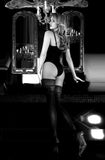 Ballerina 569 Black/Maroon Hold Ups Ballerina 569 Black/Maroon Hold Ups