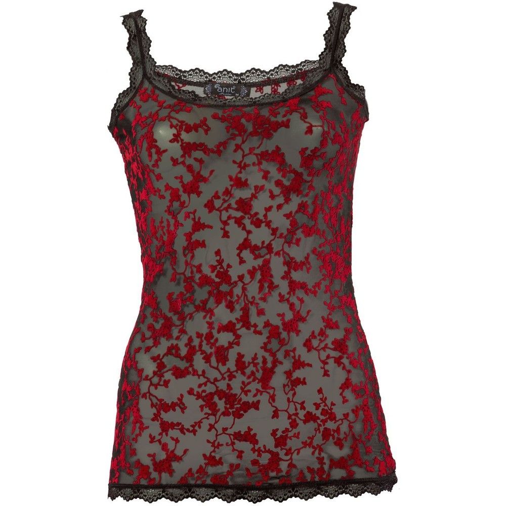 Anit Flock Pattern Tank Top Monument 2858
