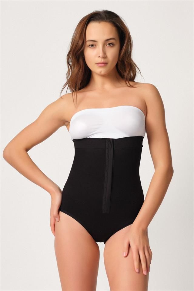 Black 2088 Front Padded Slip Corset