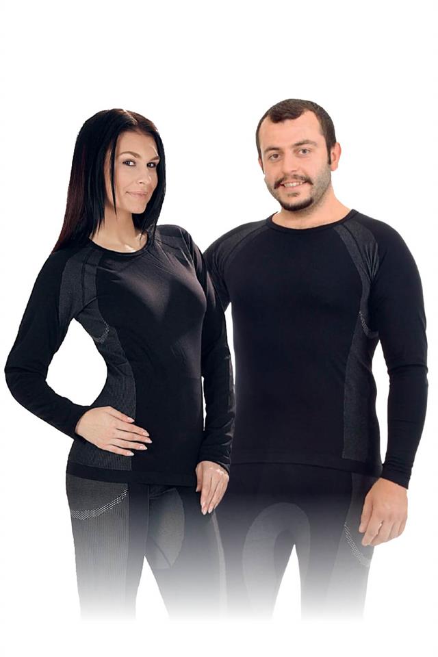 Schwarzes 3900 Thermoanzugoberteil