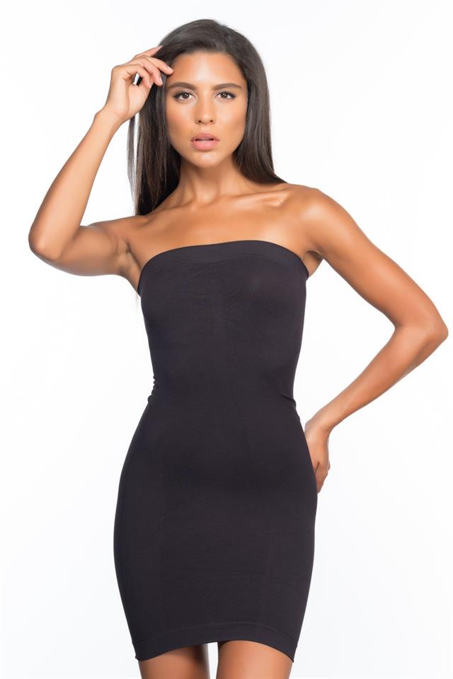 Black 5065 Strapless Dress Corset