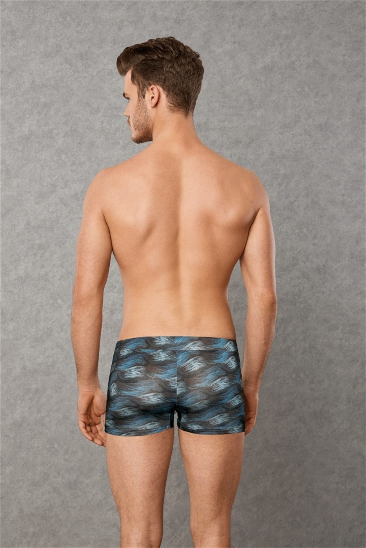 Herren-Boxershorts mit Pinselmuster 1735