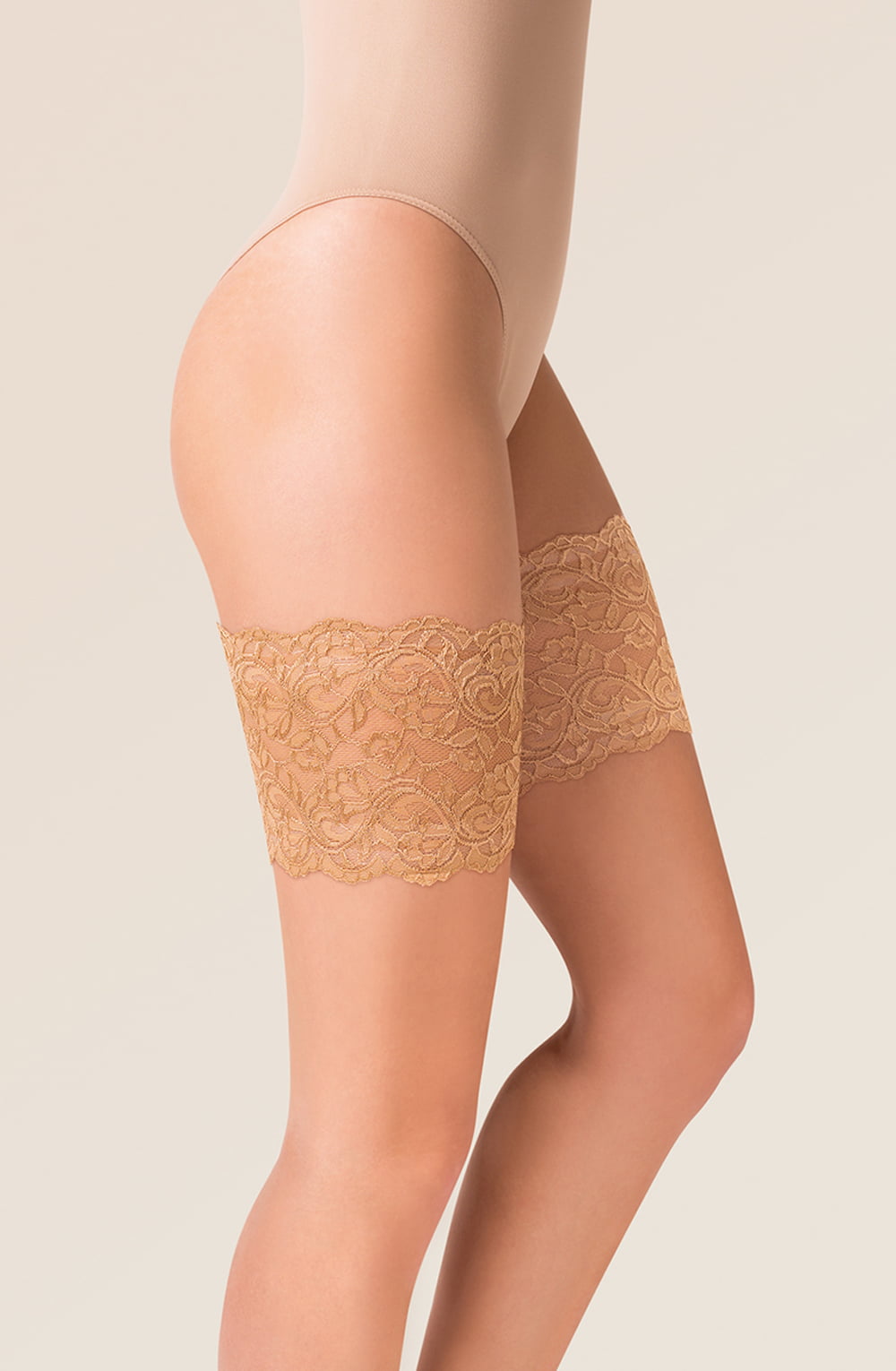 Gabriella Satin Thigh Band 510 Beige Gabriella Satin Thigh Band 510 Beige