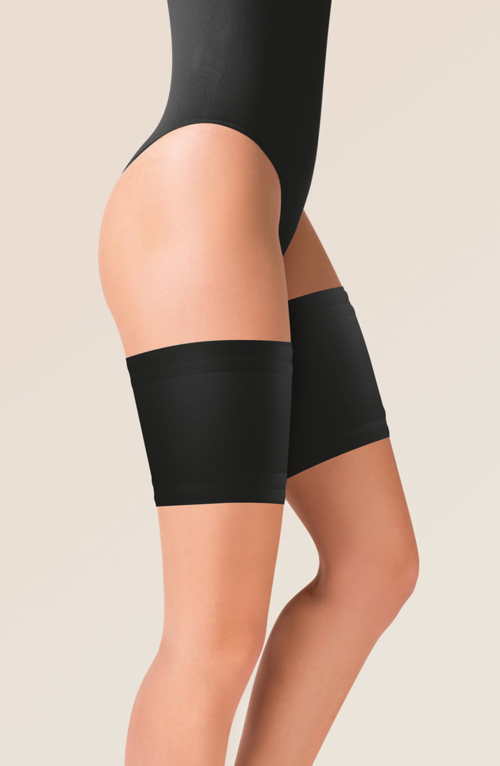 Gabriella Satin Thigh Band 510 Black Gabriella Satin Thigh Band 510 Black