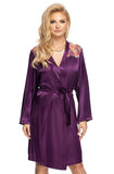 Irall Shelby Dressing Gown Purple Irall Shelby Dressing Gown Purple