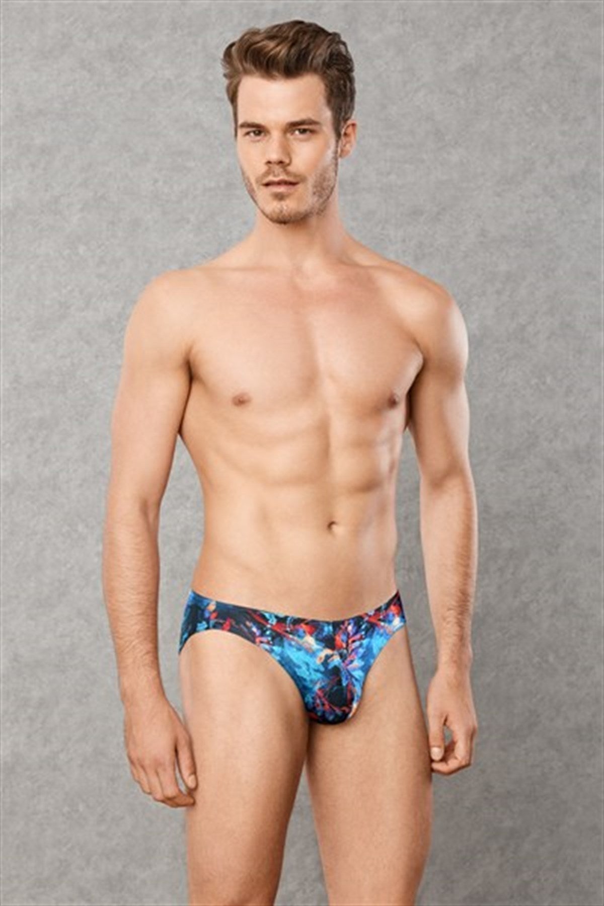 Herren-Unterhose aus Modal mit Aufdruck 1251