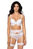 Roza Lagerta Suspender Belt White Roza Lagerta Suspender Belt White