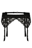 Roza Lagerta Suspender Belt Black Roza Lagerta Suspender Belt Black