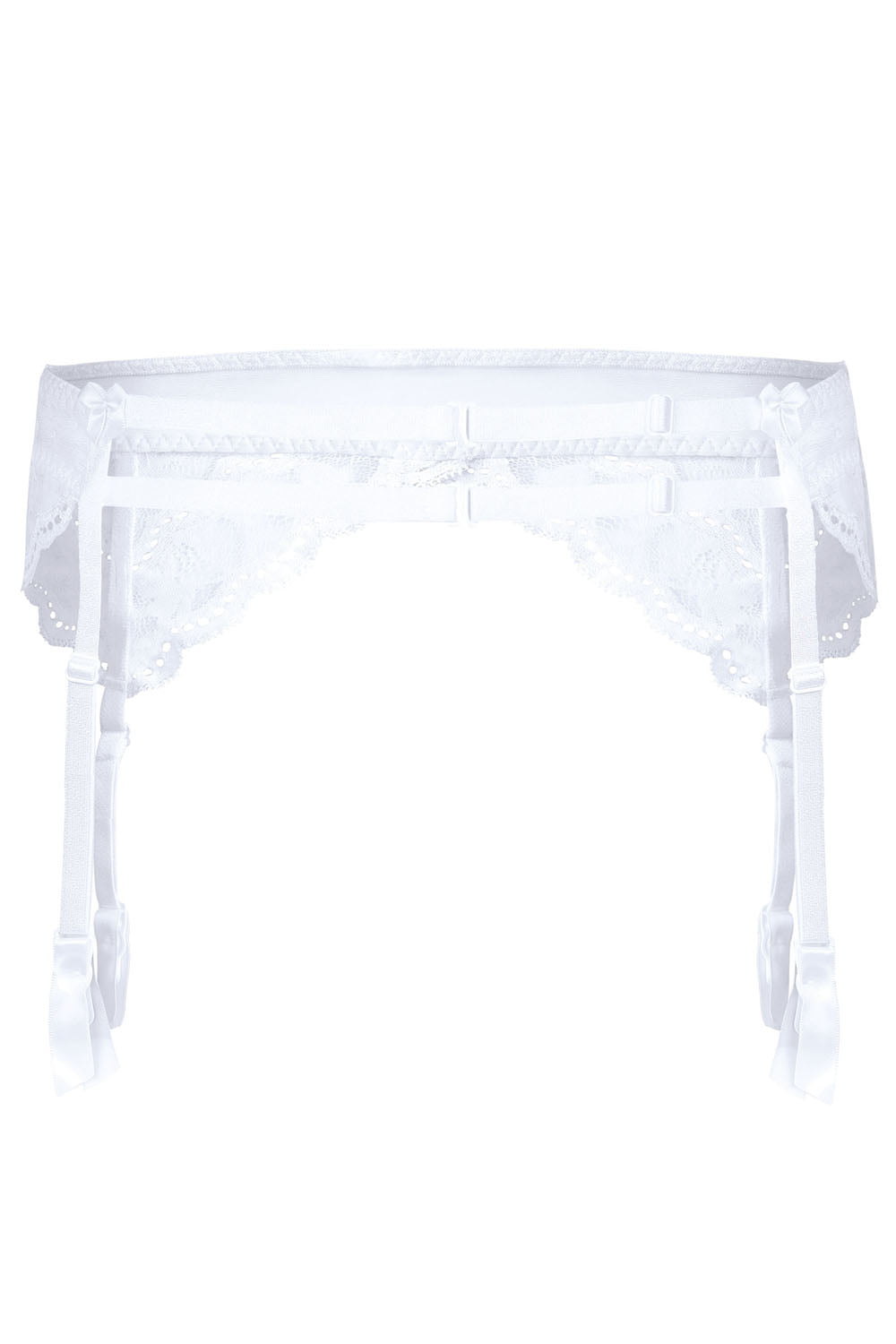 Roza Lagerta Suspender Belt White Roza Lagerta Suspender Belt White