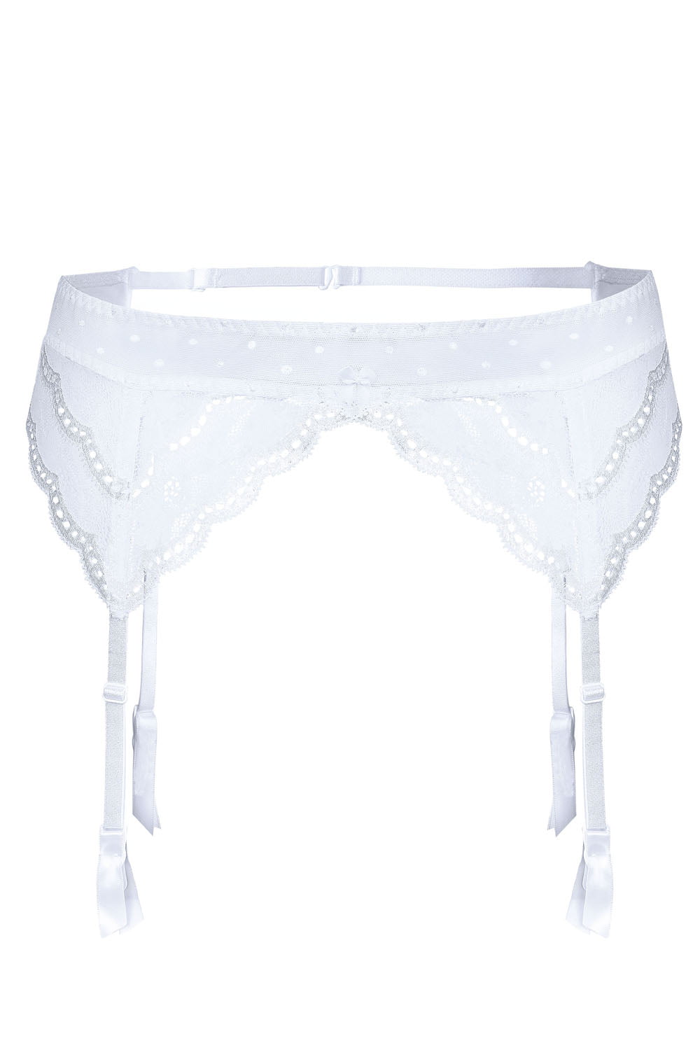 Roza Lagerta Suspender Belt White Roza Lagerta Suspender Belt White