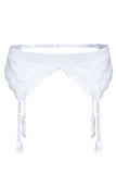 Roza Lagerta Suspender Belt White Roza Lagerta Suspender Belt White