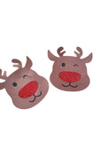 YesX YX960 Brown/Red Reindeer Nipple Covers YesX YX960 Brown/Red Reindeer Nipple Covers