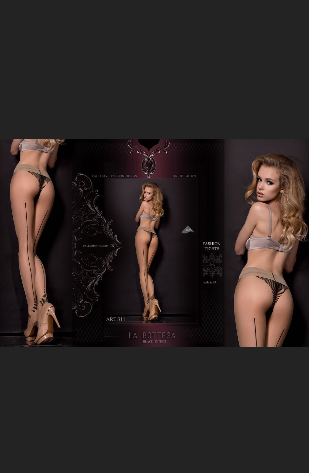 Ballerina 311 Tights Nero (Black) / Skin Ballerina 311 Tights Nero (Black) / Skin