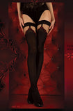 Ballerina 345 Hold Ups Nero (Black) / Red Ballerina 345 Hold Ups Nero (Black) / Red