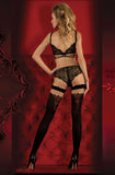 Ballerina 350 Hold Ups Nero (Black) / Red Ballerina 350 Hold Ups Nero (Black) / Red