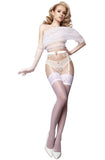 Ballerina 589 White Hold Ups Ballerina 589 White Hold Ups