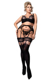 Ballerina 595 Black/Skin Hold Ups Plus Ballerina 595 Black/Skin Hold Ups Plus