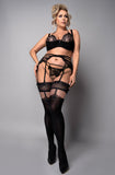 Ballerina 595 Black/Skin Hold Ups Plus Ballerina 595 Black/Skin Hold Ups Plus