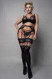 Ballerina 602 Black/Skin Hold Ups Plus Ballerina 602 Black/Skin Hold Ups Plus