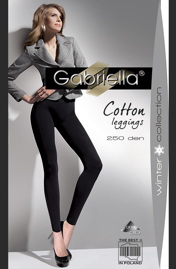 Gabriella Cotton Leggings Black Gabriella Cotton Leggings Black