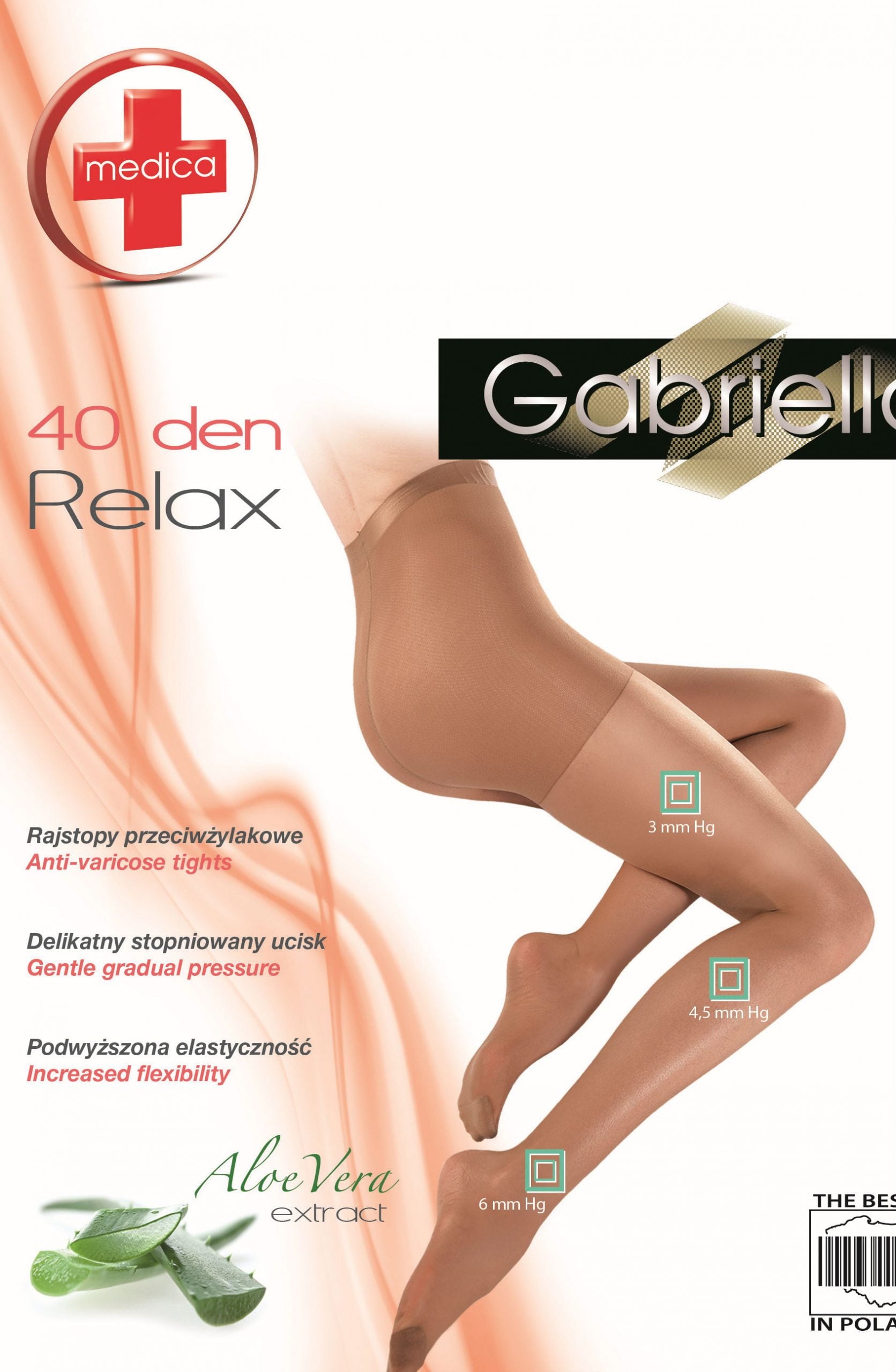 Gabriella Classic Medica Relax 111 Tights Gazela Beige Gabriella Classic Medica Relax 111 Tights Gazela Beige
