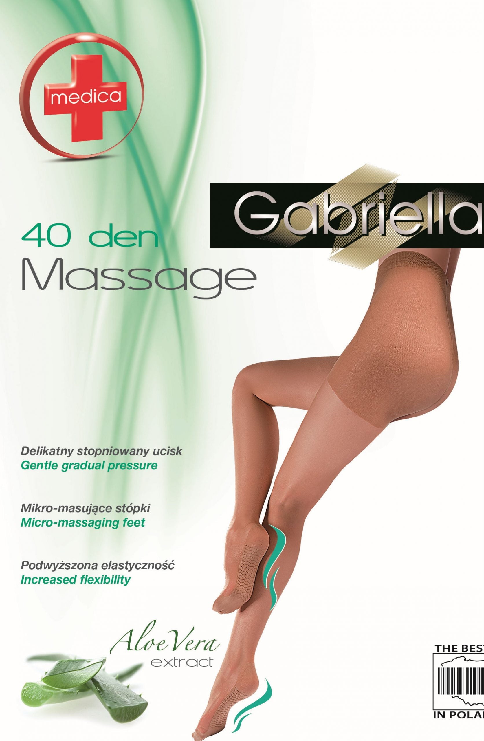 Gabriella Classic Massage 118 Tights Beige Gabriella Classic Massage 118 Tights Beige