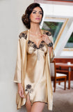Irall Petra Dressing Gown Champagne Irall Petra Dressing Gown Champagne