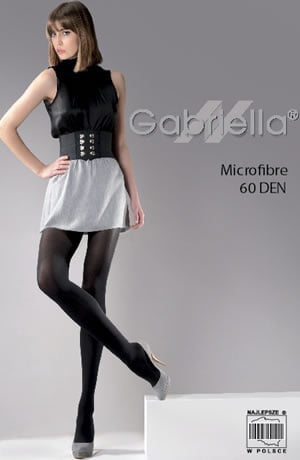 Gabriella Classic Microfibre 60 Tights Black Gabriella Classic Microfibre 60 Tights Black