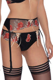 Roza Natali Black Susp Belt Roza Natali Black Susp Belt