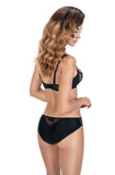 Roza Nefer Brief Black-Salmon Roza Nefer Brief Black-Salmon
