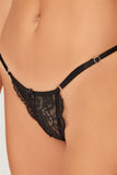 Lae Front and Lace Detailed Women Thong