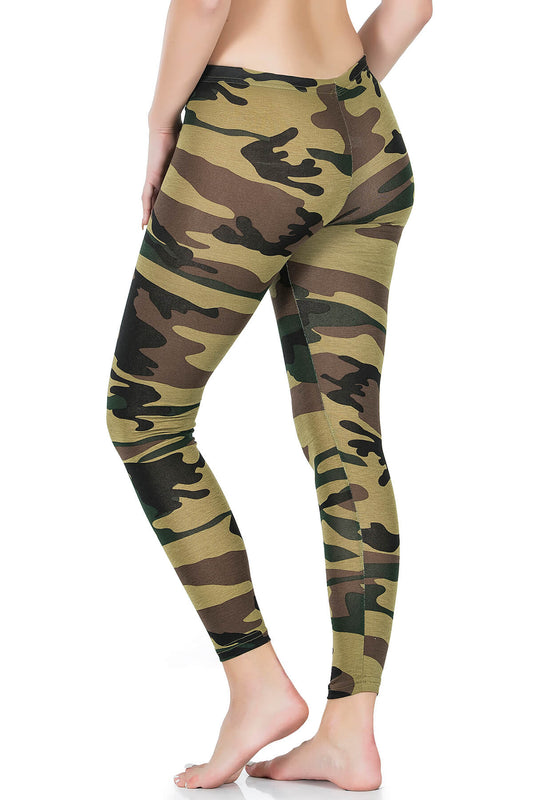 Camouflage Pattern Long Women's Leggings 443