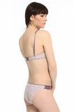 4269 Patterned Lace Bra Set