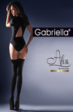 Gabriella Calze Alva Hold Ups Black