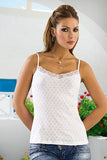 Anit Jacquard Lace Tank Top 2173