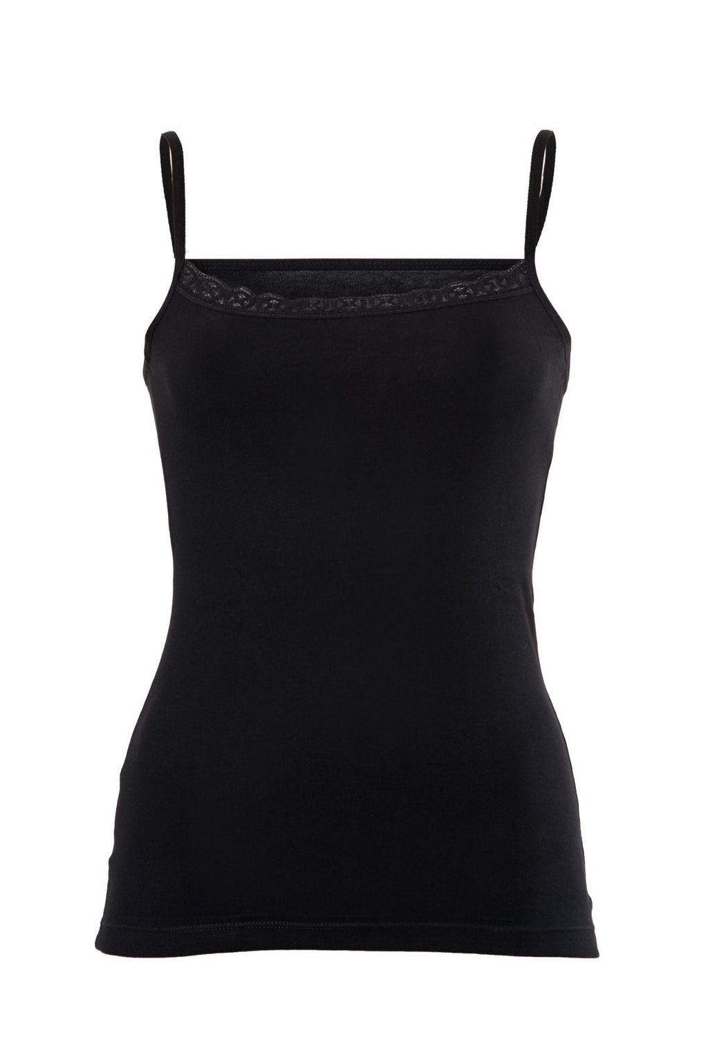 Anit Lace Bow Tie Strap Tank Top 2810