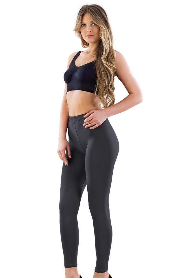 Anthrazitfarbene lange Leggings mit 7000 Pfund Gewicht