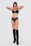 BLACK ICONIC Lightweight Bra Hipster Set 4791