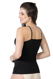 Black  1412 Modal Cotton Coated Tank Top