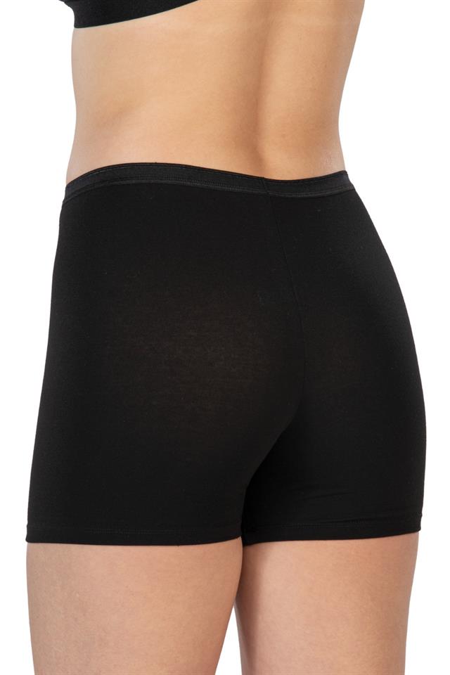 Schwarze 1430 Mini-Leggings aus Modal-Baumwolle