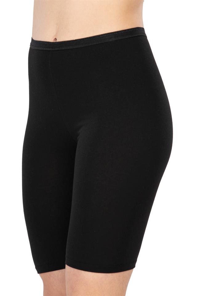 Schwarze 1431 Laptop-Leggings aus Modal-Baumwolle